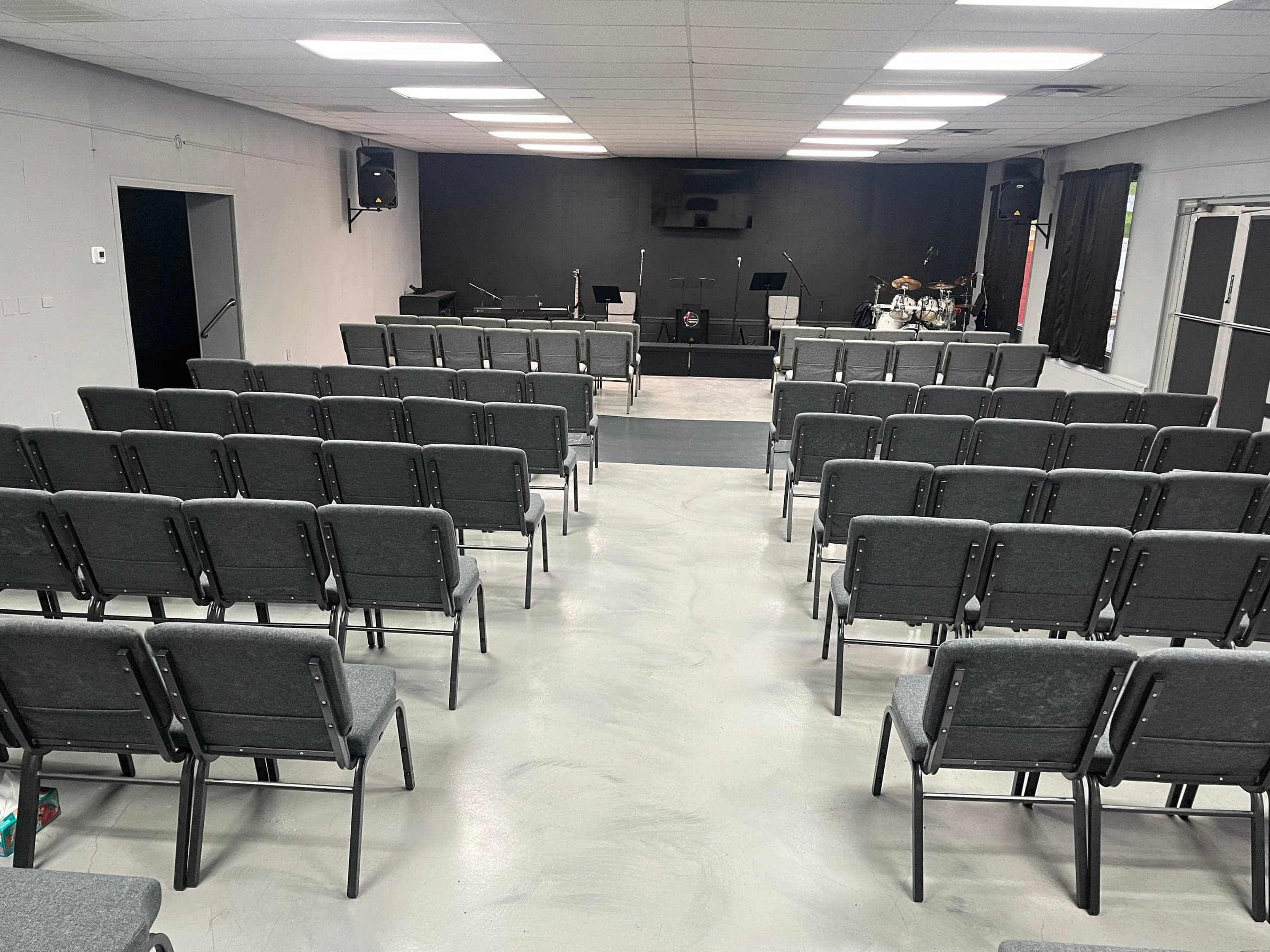 The worship space at Freedom Fellowship
